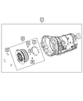 Mopar 8HP90 New Automatic Transmission with Torque Converter